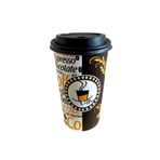 Aygün Cup [ Excodi Cup ] 12 Oz Kapaklı Karton Bardak 300 ml - 100'lü / Kaliteli Bardak | Kahve