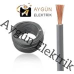 Aygün Elektrik 0.50 mm Pvc Izoleli Fleksibel Nyaf Kablo -100 Metre Gri