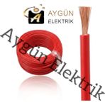 Aygün Elektrik 1.5 mm Pvc Izoleli Fleksibel Nyaf Kablo -100 Metre - Kırmızı