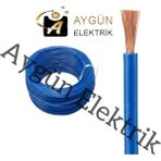 Aygün Elektrik 2.5 mm Pvc Izoleli Fleksibel Nyaf Kablo -100 Metre - Mavi
