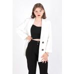 Ayhan 90491 4 Düğme Blazer Kadın Ceket