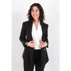 Ayhan 90599 Kadın Blazer Ceket - Siyah - M