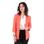 AYHAN Kadın Ceket, Oranj, XL