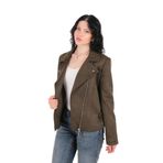 AYHAN Kadın Haki Slim Fit Ceket, 38 Beden
