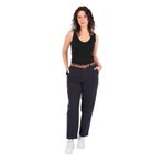AYHAN Kadın Lacivert Slim Fit Yüksek Bel Pantolon, 36 Beden