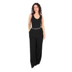 AYHAN Kadın Siyah Slim Fit Yüksek Bel Pantolon, 38 Beden