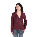 AYHAN Kadın Slim Fit Ceket, Bordo, 42 Beden