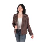 AYHAN Kadın Slim Fit Ceket, Kahve, 38