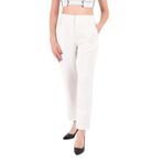 AYHAN Kadın Slim Fit Pantolon, Ekru, 40 Beden