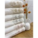 ayhanhome 6 Lı Fransız Güpürlü Çeyizlik 50X90 Kadife El ve Yüz Havlusu - 50 x 90 cm - Bej