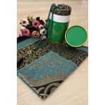 Ayhanhome Çeyizlik Hediyelik Kutulu Seccade Seti Lüks Tafta Seccade, Inci Tesbih - 70 x 120 cm - Yeşil