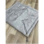 ayhanhome Sırma Işleme Seccade Tesbihli Gelin Damat Bohçası Hediyelik Çeyizlik Kullanım Alanı - 70 x 120 cm - Gri