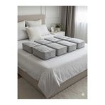 AYHOME 8 Adet Baza Çekyat , Tipi Hurç Çok Amaçlı Depolama Düzenleme Hurcu 43 X 40 X 27 Cm