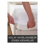 AYHOME Oda Banna 90 X 200 Sıvı Geçirmez Alez Tek Kişilik Lastikli Çarşaf Limon Lastikli Yatak Çarşafı