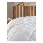 AYHOME Tek Kişilik Lüx Comfort Yorgan Beyaz Yorgan Antialerjik Antıbakterıyal Microfiber Yorgan 155 X 215
