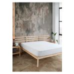AYHOME Tek Kişilik Sıvı Geçirmez Yatak Alezi Yatak Koruyucu 100 X 200 Cm Yüzde Yüz Pamuklu Beyaz