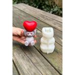 Ayı Love Tekli Mum Kalıbı - Seçenek 1
