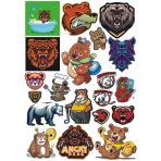 Ayı Sticker Set 7 20 Parça Telefon, Tablet, Defter, Laptop Sticker