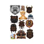 Ayı Sticker Set-9 12 Parça Telefon, Tablet, Defter, Laptop Sticker