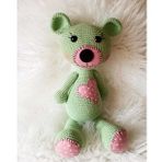 Ayıcık Bombo Amigurumi Organik Oyuncak