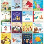 Ayının Nezaketini Herkes Paylaşınca + Kaplanlar Için Sofra Adabı + Çevremize Özen Göstermek + Sıkı Dostlar Hiç Ayrılmaz + Dostlar Sokağı + Clifford Iyilik Peşinde / 16LI Okul Öncesi Hikaye Kitapları