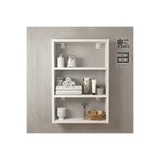 AYKAMOBİLYA Duvar Rafı Çok Amaçlı Banyo Rafı 40 x 60 cm Mdf