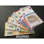 Aykar 600 Adet Euro Geçersiz Düğün Film Dizi Paraları cok-renkli