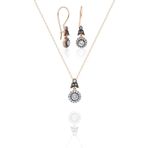 Aykat SET-383 Kadın Gümüş Takı Seti