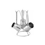 AYKUT MUTFAK GEREÇLERİ Parlak Çelik Cezve Seti Piramit 4 Pcs 3’lü Set