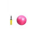 AYLA STAND 20 Cm Fitilli Pilates Topu Ve Pompa Seti Plates Denge Yoga Spor Egzersiz Top Jimnastik Fitness Gym