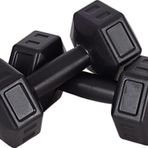 AYLA STAND Spor 1Kg X 2 Adet Dambıl Seti Siyah