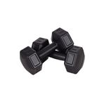 AYLA STAND Spor 2Kg X 2 Adet Dambıl Seti Siyah