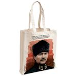 Aylak Adam Hobi 8681980581806 Mustafa Kemal Atatürk Kadın Günlük Bez Çanta