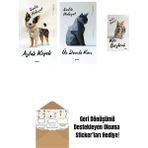 Aylak Köpek + Üç Damla Kan + Kör Baykuş + Okuma Sticker'ları - Hayır