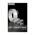 Aylina Mey Ithalat® 2 Metre Çift Taraflı Yapıştırıcı Bant Çivisiz Montaj 715471