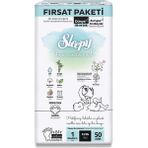 Aylina Mey Ithalat® Bio Natural Bebek Bezi Fırsat Paketi 1 Beden 2-5 kg 50 Adet