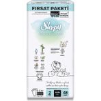 Aylina Mey Ithalat® Bio Natural Bebek Bezi Fırsat Paketi 2 Beden 3-6 kg 48 Adet