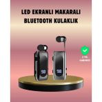 Aylina Mey Ithalat® Dijital Göstergeli Bluetooth Kulaklık – Klipsli ve Şık Tasarım