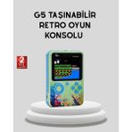 Aylina Mey Ithalat® G5 Taşınabilir Retro Game Box 500 Oyunlu Şarjlı Mini Oyun Konsolu