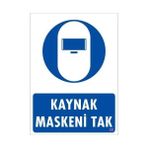 Aylina Mey Ithalat® Kaynak Maskesi Uyarı Levhası 25X35 Kod:20