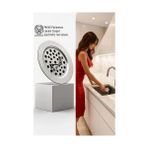 Aylina Mey Ithalat® Kilitli Paslanmaz Lavabo Süzgeci - Akıllı Tahliye ve Tam Süzme Teknolojisi (5.5 Cm)