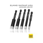 Aylina Mey Ithalat® Mermer Delme Elmas Matkap Ucu - 5'li Porselen Karo Seramik Taş, Cam, Granit Için Elmas Matkap Uçları