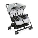Aylina Mey Ithalat® Ohlala Twin Ikiz Bebek Arabası Silver
