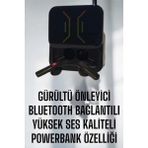 Aylina Mey Ithalat® Powerbankli Bluetooth Kulaklık Yüksek Ses Kaliteli Kablosuz