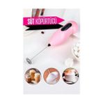 Aylina Mey Ithalat® Süt Köpürtücü Kahve Karıştırıcı Mini Pilli Mixer Çırpıcı 720459