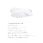 Ayliz Plast & Ambalaj 10 Adet Tek Kullanımlık Otel Terliği Çiftli Beyaz Çift 25092023006