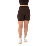 Ayma Active Biker EcoVero Viskoz Şort (Kahverengi, XS)