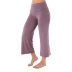 Ayma Active EcoVero Viskoz Kapri Flow Şortlu Pantolon (Lila, M)
