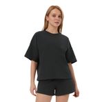 Ayma Active Gots Sertifikalı Organik Pamuk Sweat-Tee T-shirt (Antrasit, S)