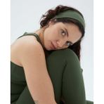 Ayma Active Haki Organik Pamuk Basic Yoga, Pilates, Spor, Koşu, Tenis Saç Bandı - Standart